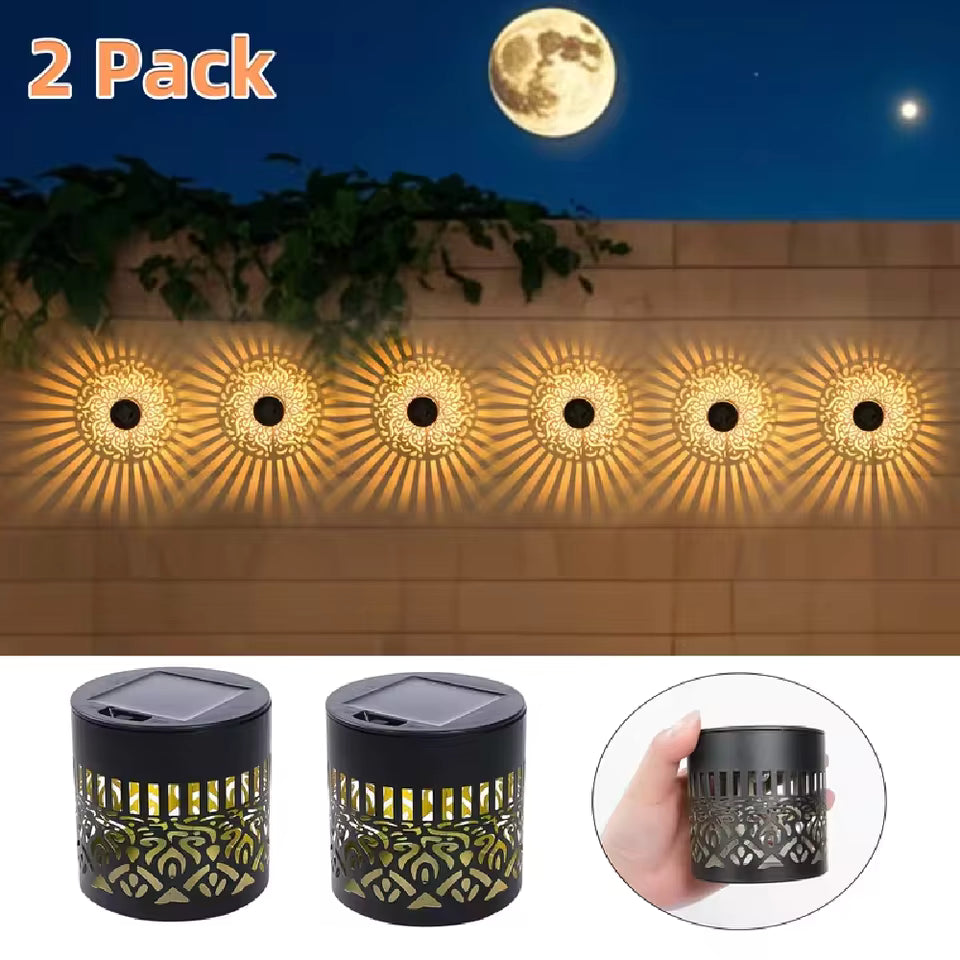 Outdoor Garden Solar Light Iron Art